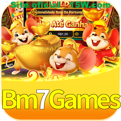 Imagem promocional da Bm7Games mostrando a plataforma e suas vantagens